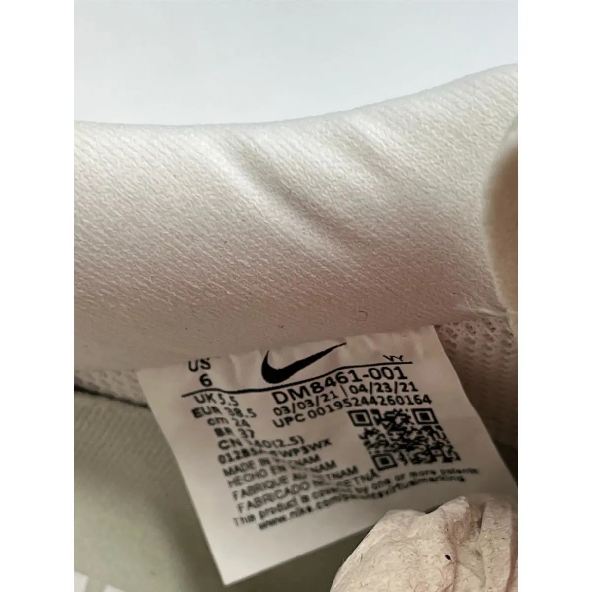 Nike shoes - Nike Air Force 1 - Air Force - DM8461-001 - White (UPC: 0195244260164) 7
