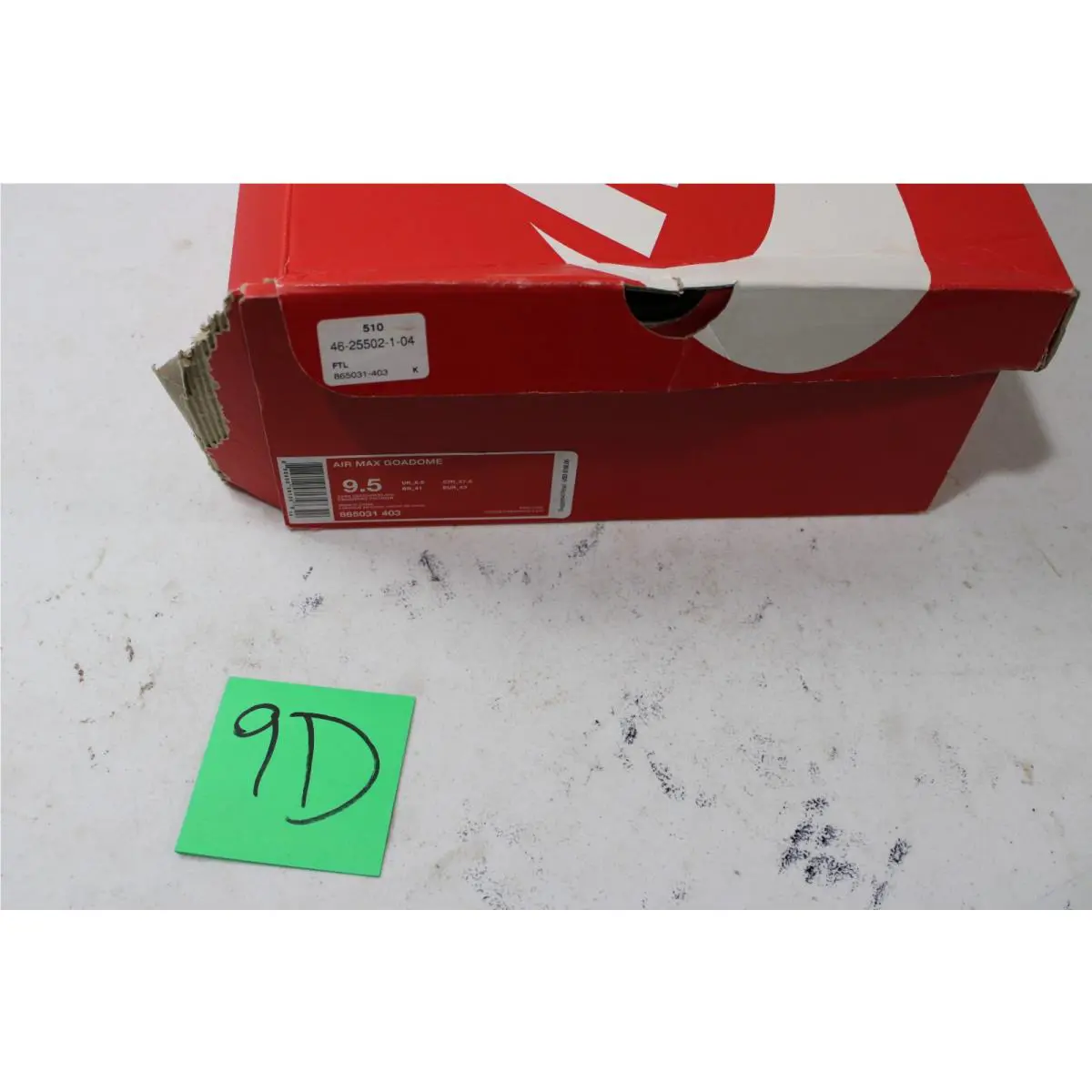 Nike shoes - Nike Air Max Goadome - Air Max Goadome - 865031-009 - Black (UPC: 0883412539777) 0