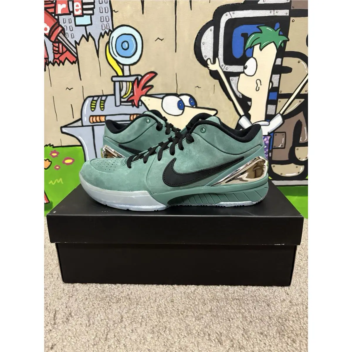Nike shoes - Nike Zoom Kobe 4 Protro - FQ3545-300 - Green, Manufacturer: Bicoastal/Black/Metallic Silver 0