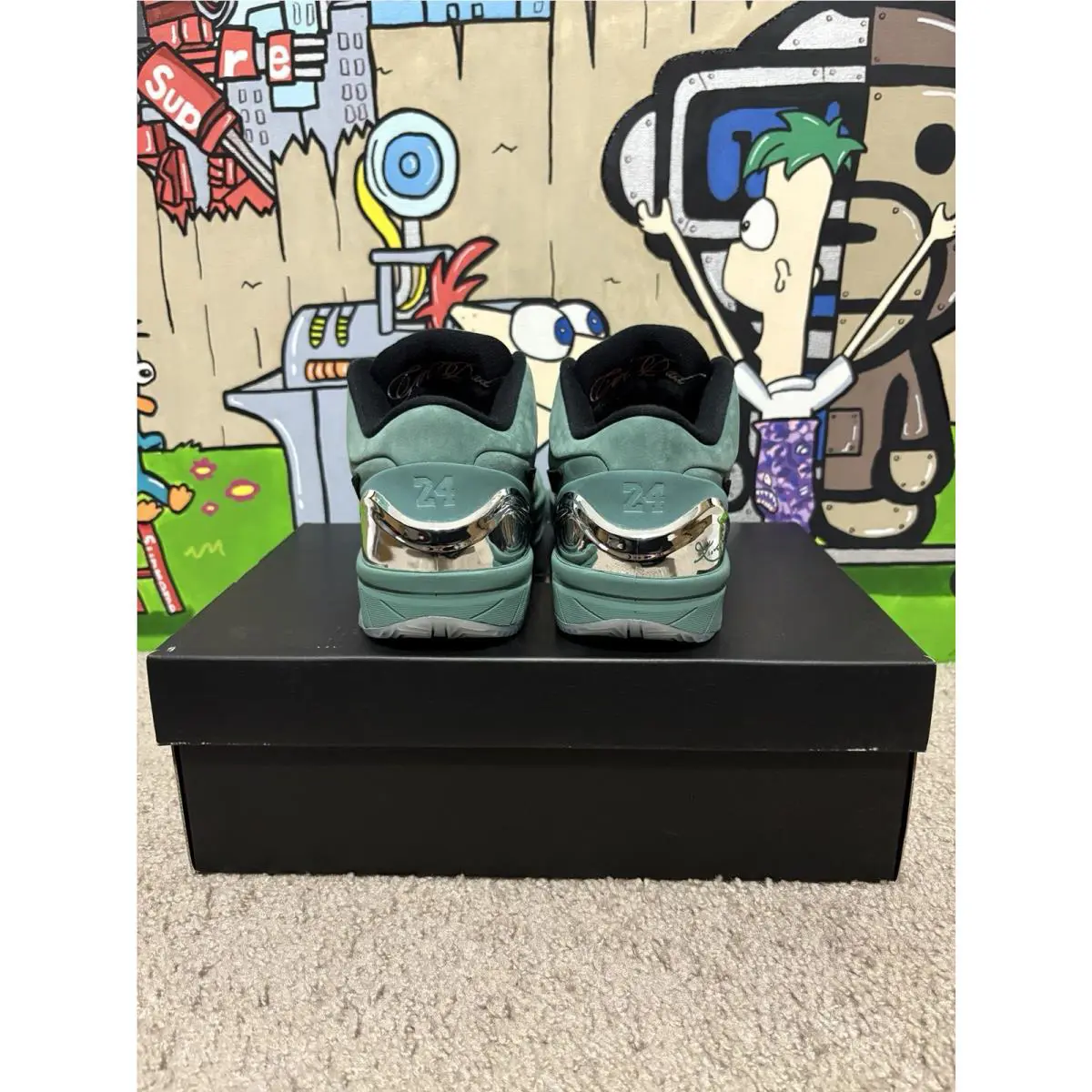 Nike shoes - Nike Zoom Kobe 4 Protro - FQ3545-300 - Green, Manufacturer: Bicoastal/Black/Metallic Silver 2
