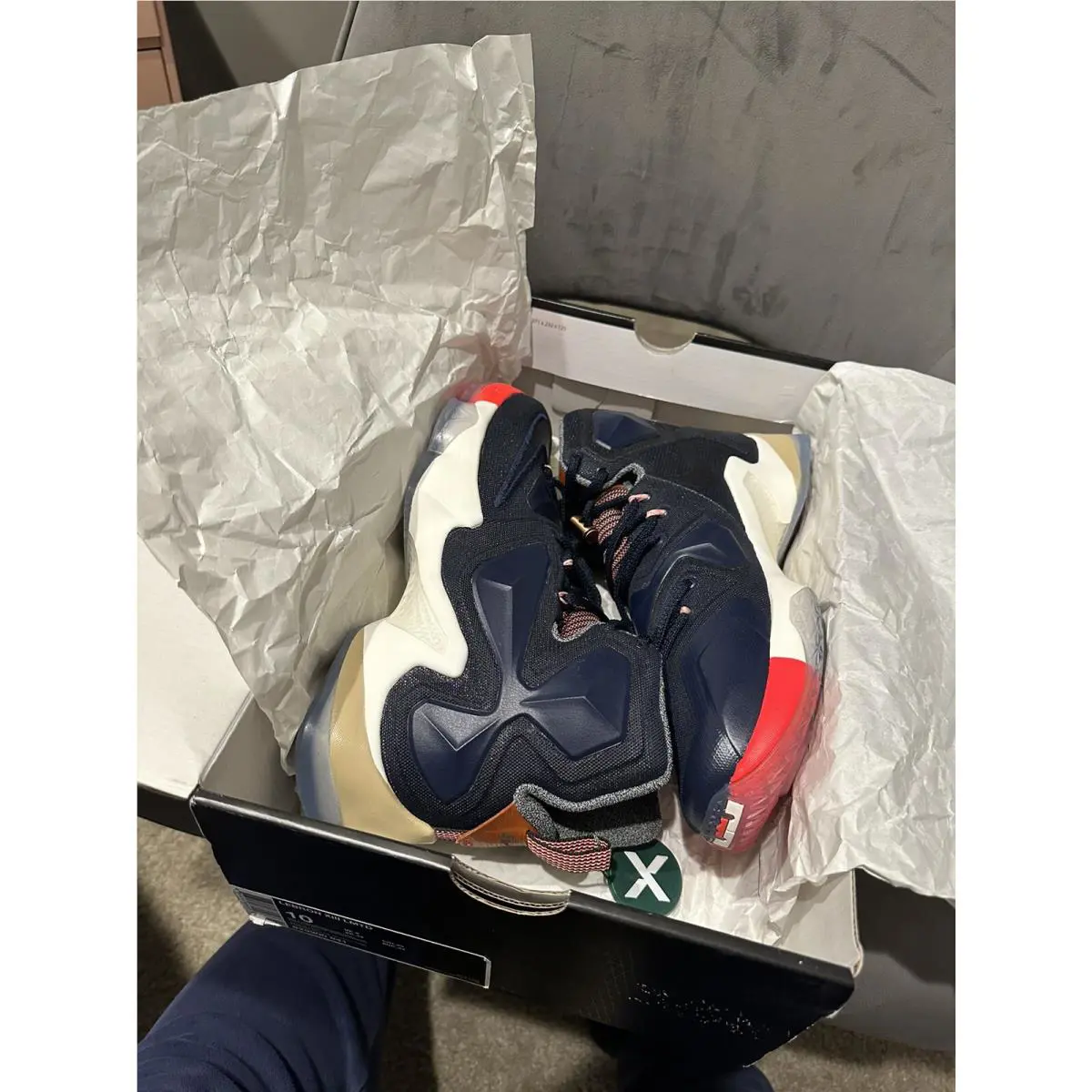 Nike shoes - Nike LeBron 13 - LeBron - 823300-941 - Blue 8
