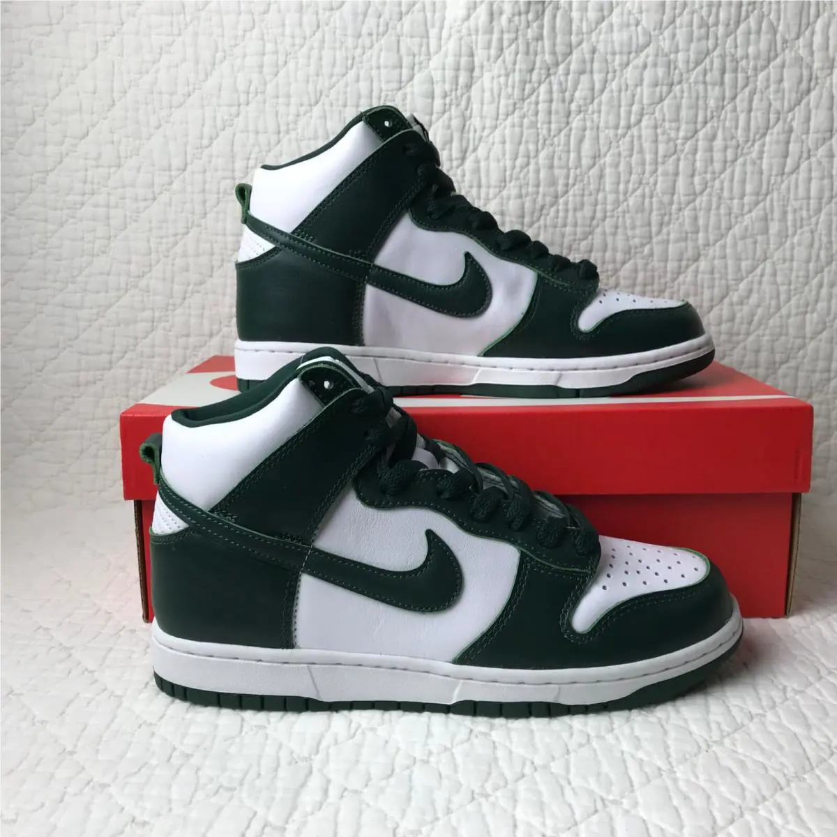Nike shoes - Nike Dunk High - Dunk High - CZ8149-100 - White/Pro Green 0