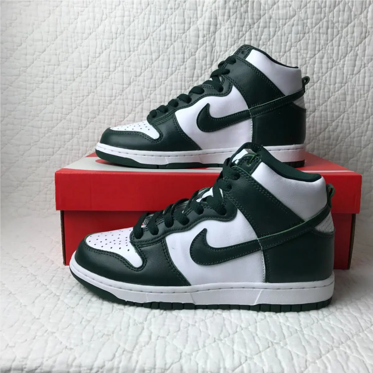 Nike shoes - Nike Dunk High - Dunk High - CZ8149-100 - White/Pro Green 1