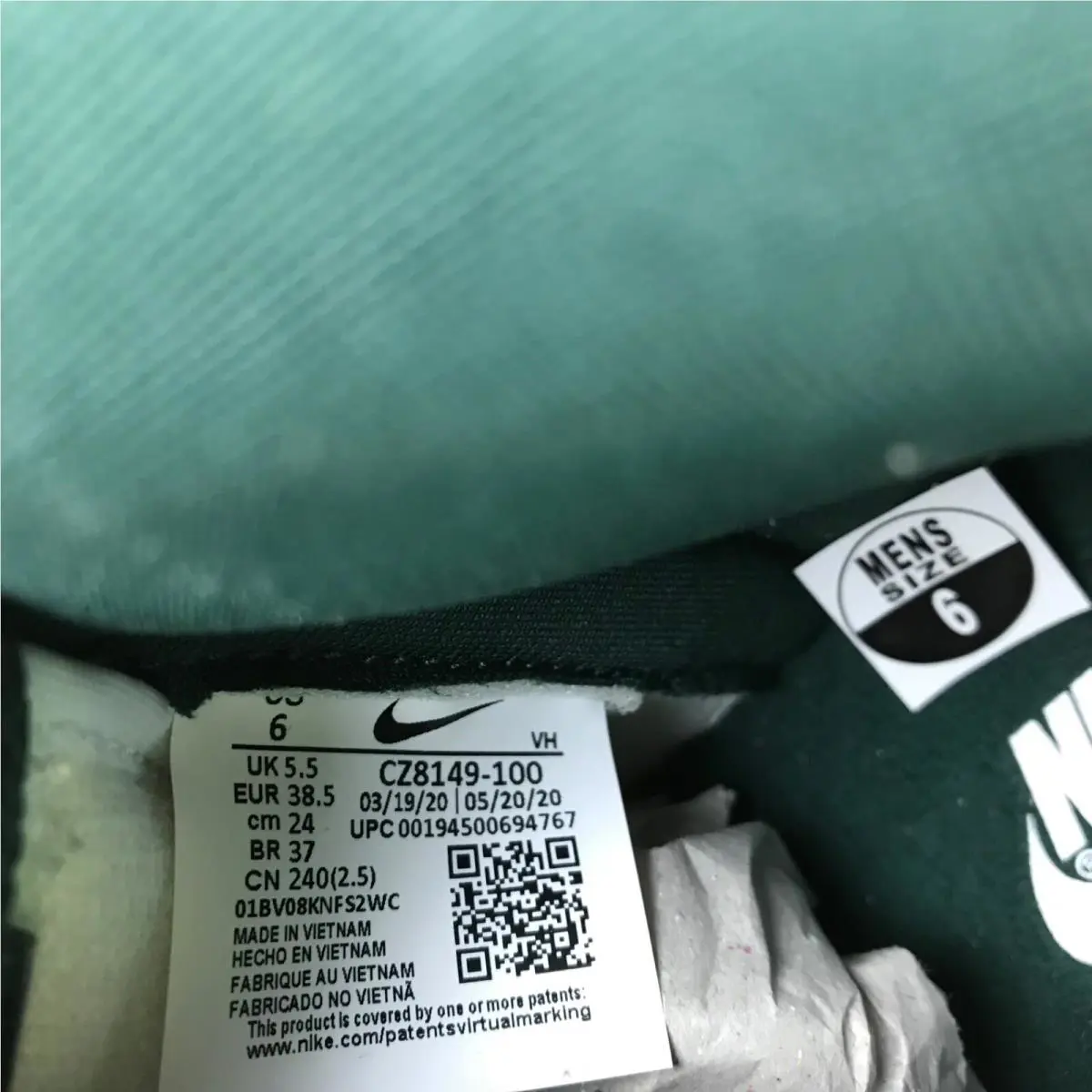 Nike shoes - Nike Dunk High - Dunk High - CZ8149-100 - White/Pro Green 8