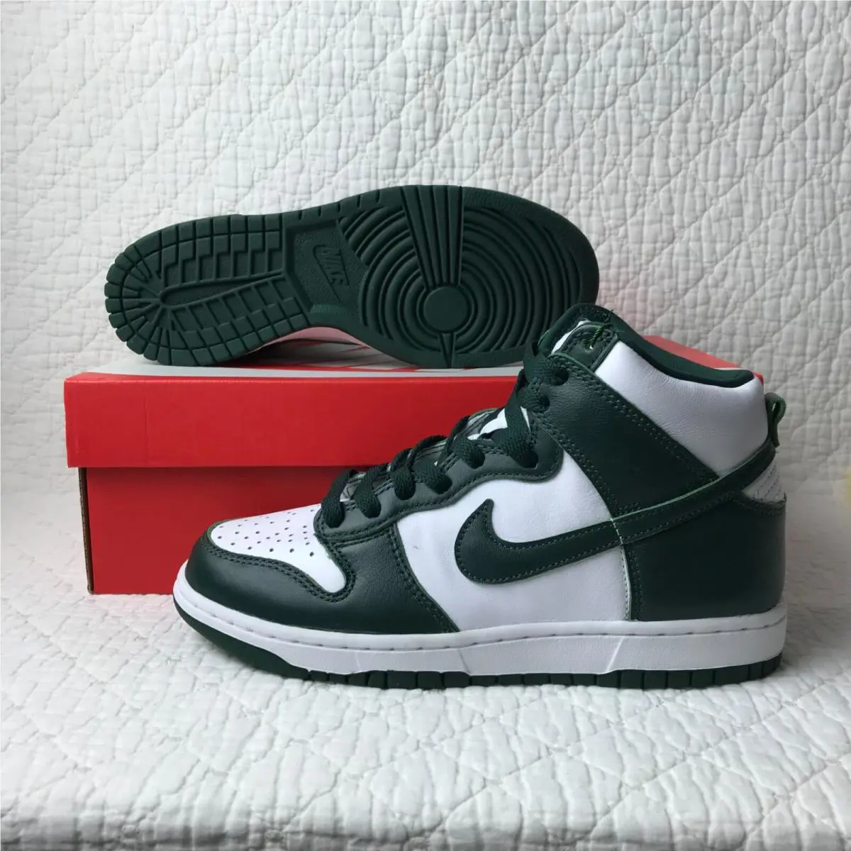 Nike shoes - Nike Dunk High - Dunk High - CZ8149-100 - White/Pro Green 2