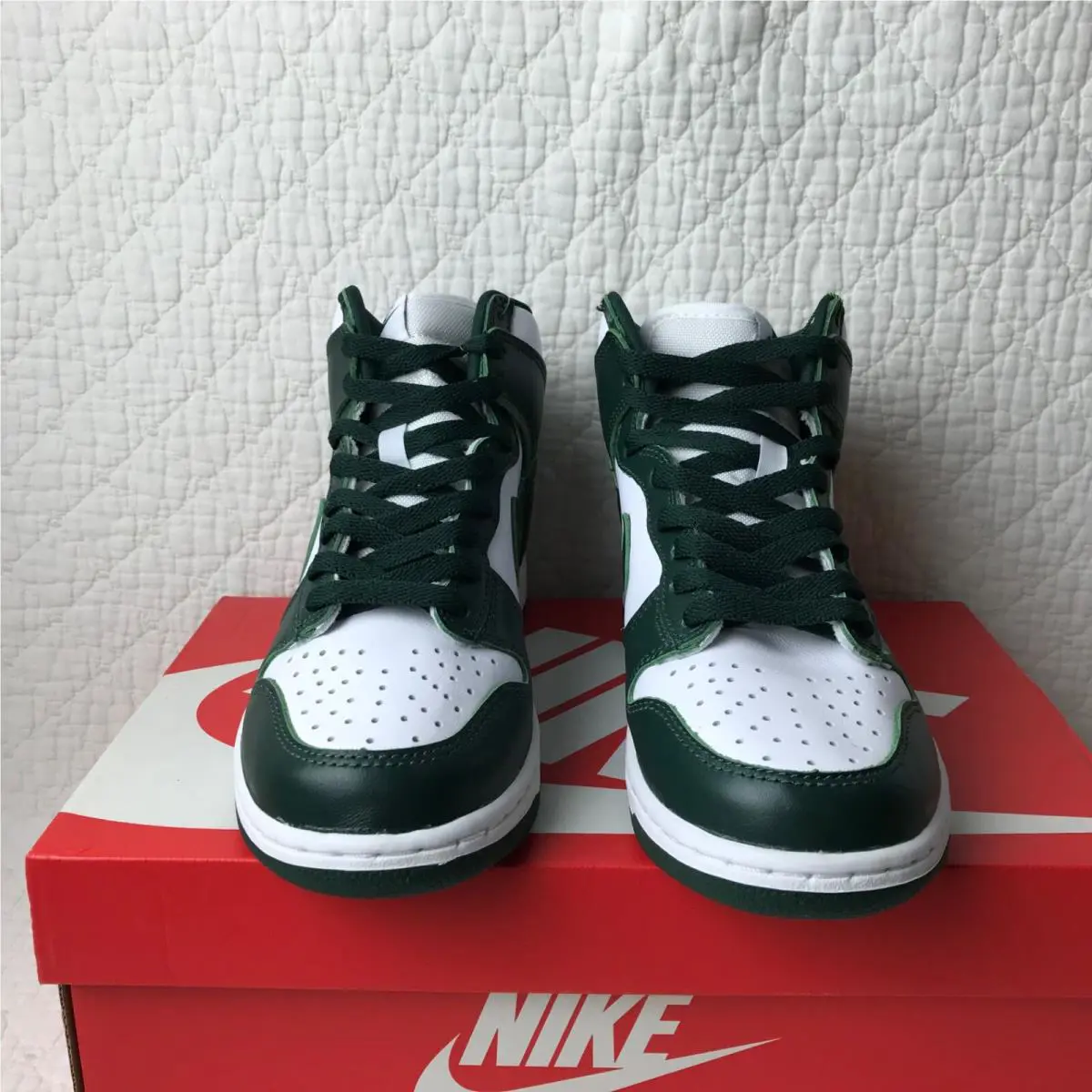 Nike shoes - Nike Dunk High - Dunk High - CZ8149-100 - White/Pro Green 3