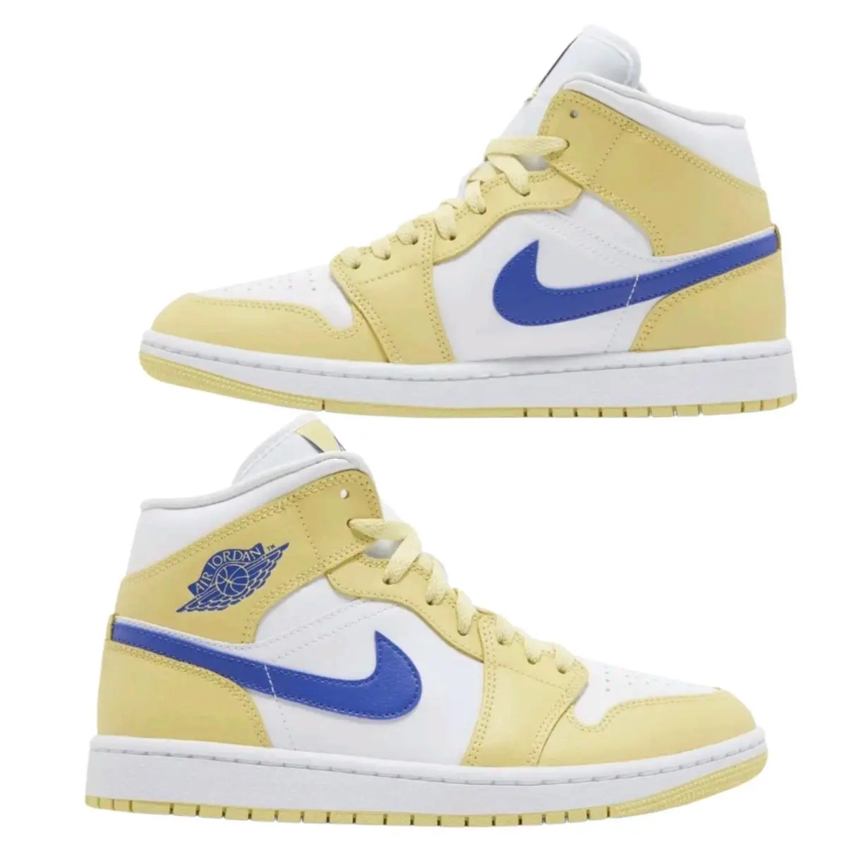 Nike shoes - Air Jordan 1 Mid - Air Mid - BQ6472-701 - Yellow (UPC: 196153956490) 0