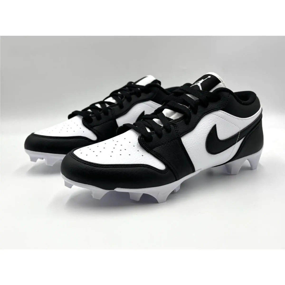 Nike Jordan 1 Low TD Football Cleats Panda FJ6245-100 Size 14