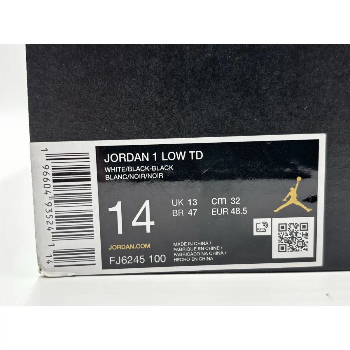 Nike shoes - Nike Jordan 1 - FJ6245-100 - Black 10