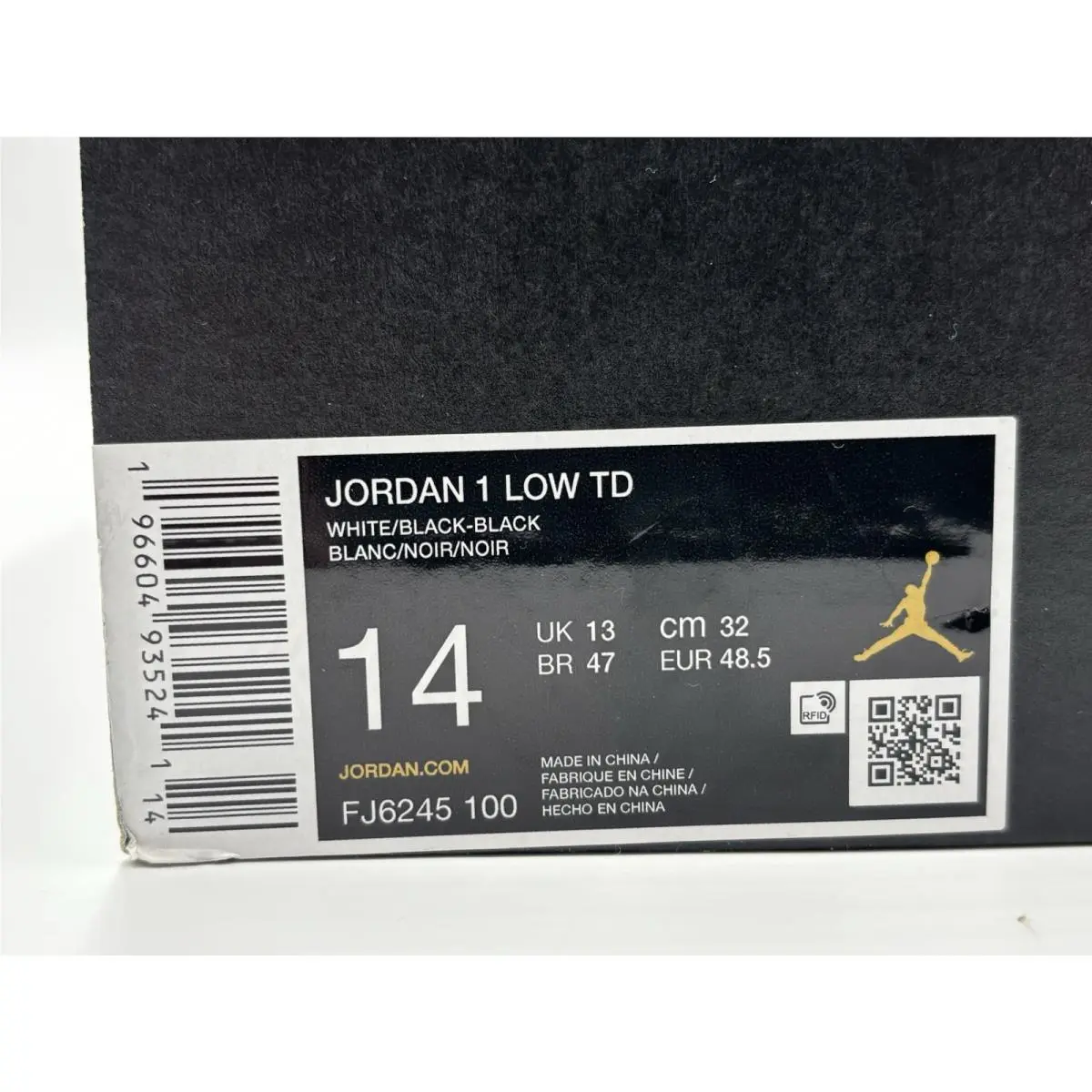 Nike shoes - Nike Jordan 1 - FJ6245-100 - Black 10