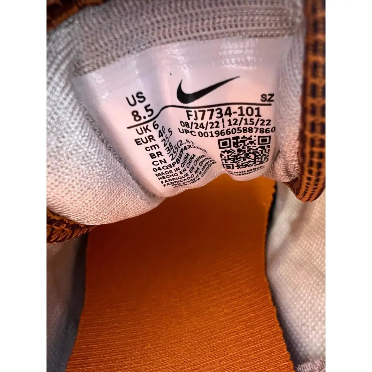 Nike shoes - Nike Air Max 1 - Air Max - FJ7734-101 - White (UPC: 196605887860) 8