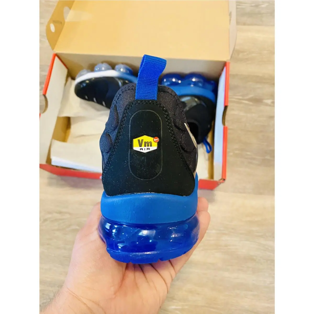 Nike shoes - Nike Air Vapormax Plus - Air Vapormax Plus - DH4300-001 - Black-Blue-Metallic Silver (UPC: 194954388878) 0