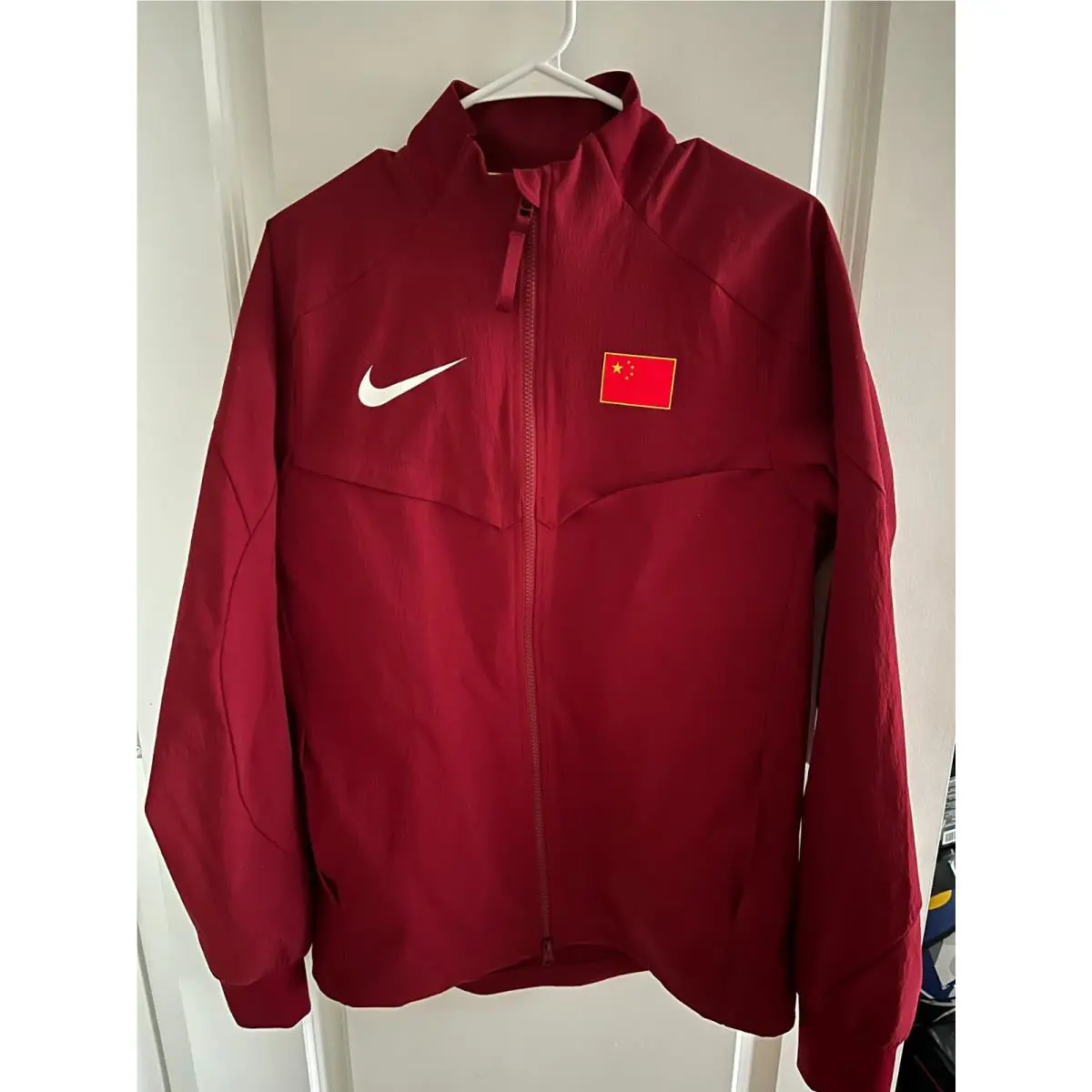 Nike 2024 Pro Elite Team China Paris Olympics Ceremony Jacket Red Men`s Medium