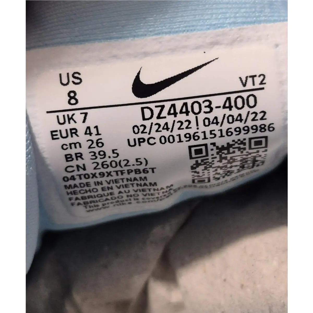 Nike shoes - Nike Air Vapormax Plus - Air Vapormax Plus - DZ4403 400 - Blue 4