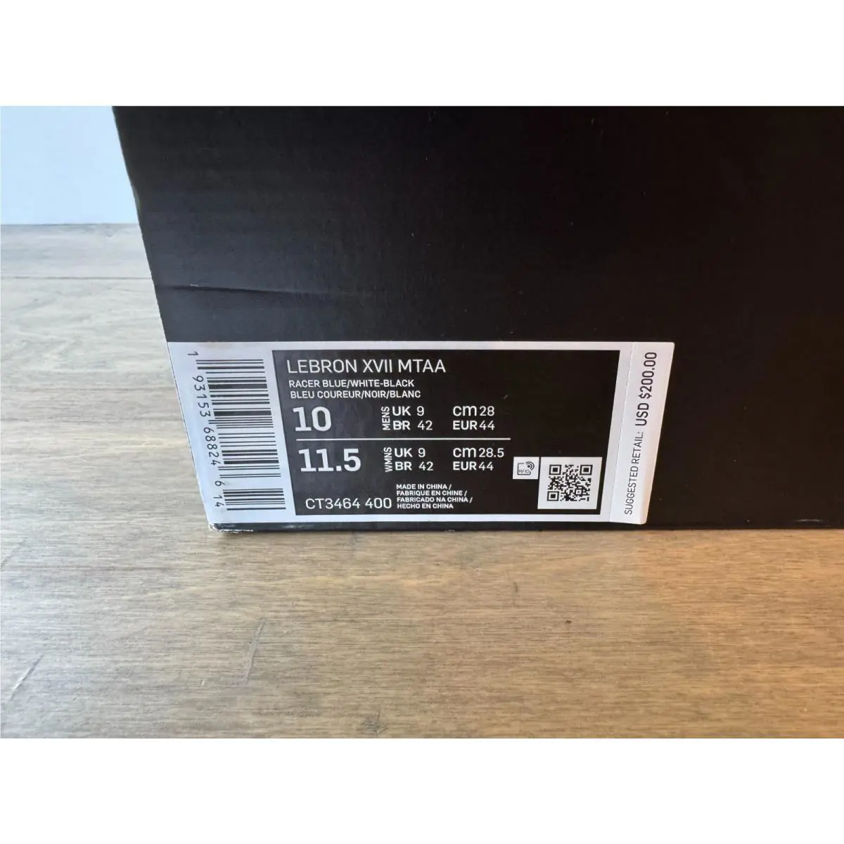 Nike shoes - Nike LeBron 7 - LeBron - CT3464-400 - Racer Blue White Black 9