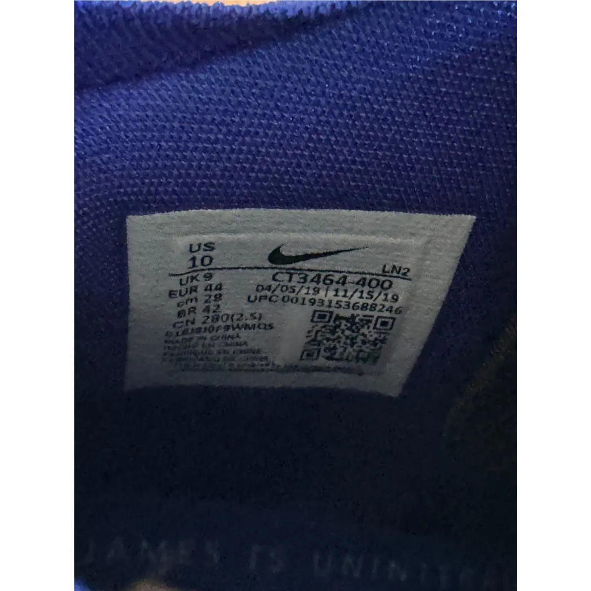 Nike shoes - Nike LeBron 7 - LeBron - CT3464-400 - Racer Blue White Black 10