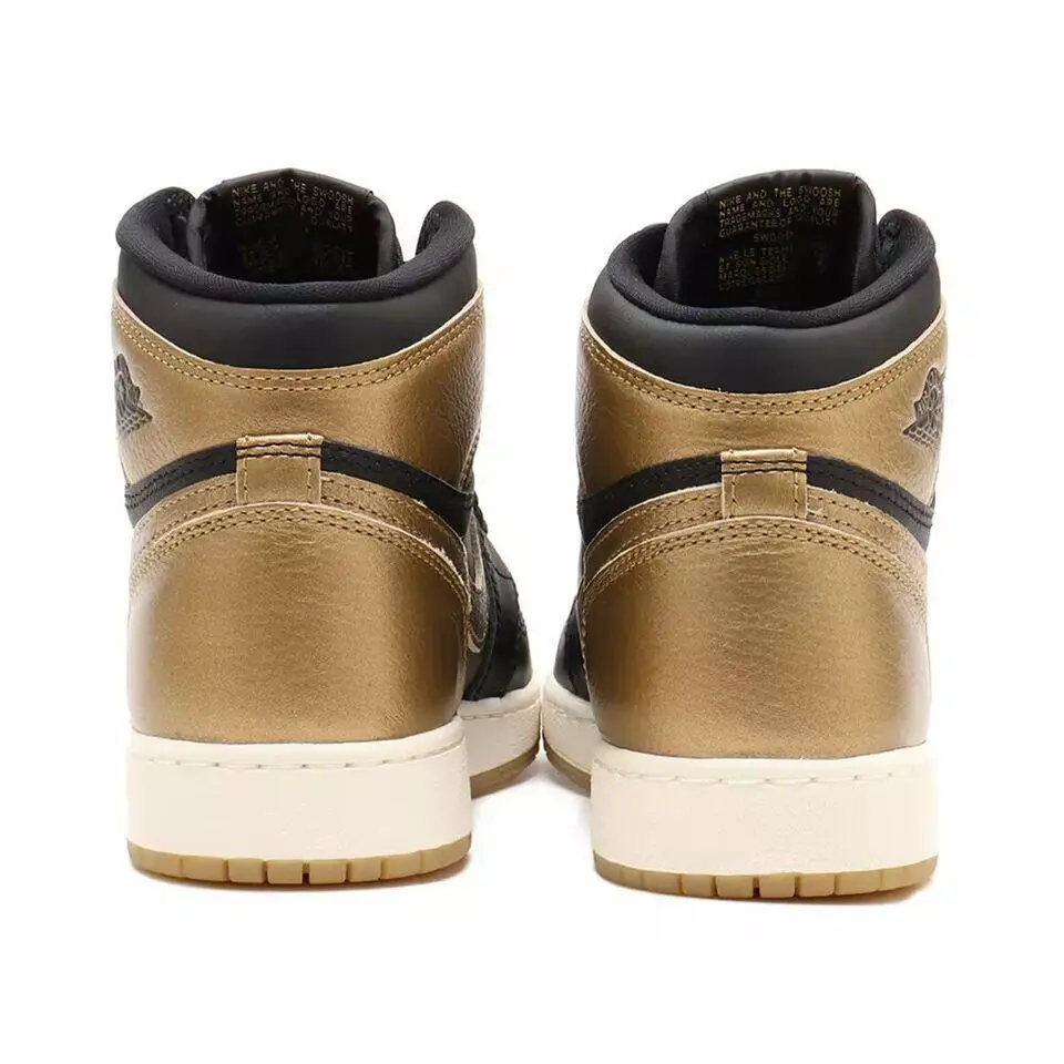 Nike shoes - Air Jordan 1 Retro High OG - FD1437 071 - Black/Metallic Gold-Sail (UPC: 197596290158) 4