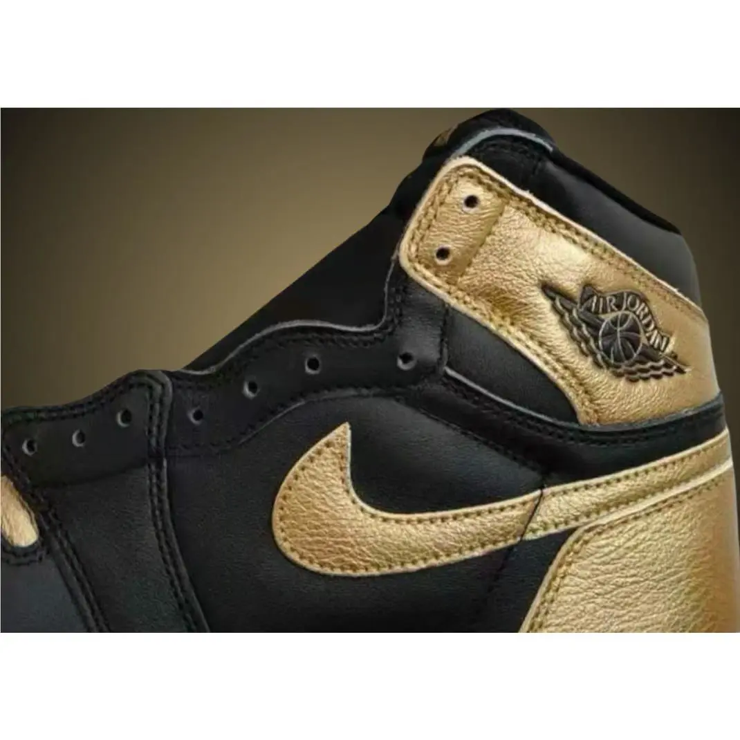 Nike shoes - Air Jordan 1 Retro High OG - FD1437 071 - Black/Metallic Gold-Sail (UPC: 197596290158) 6