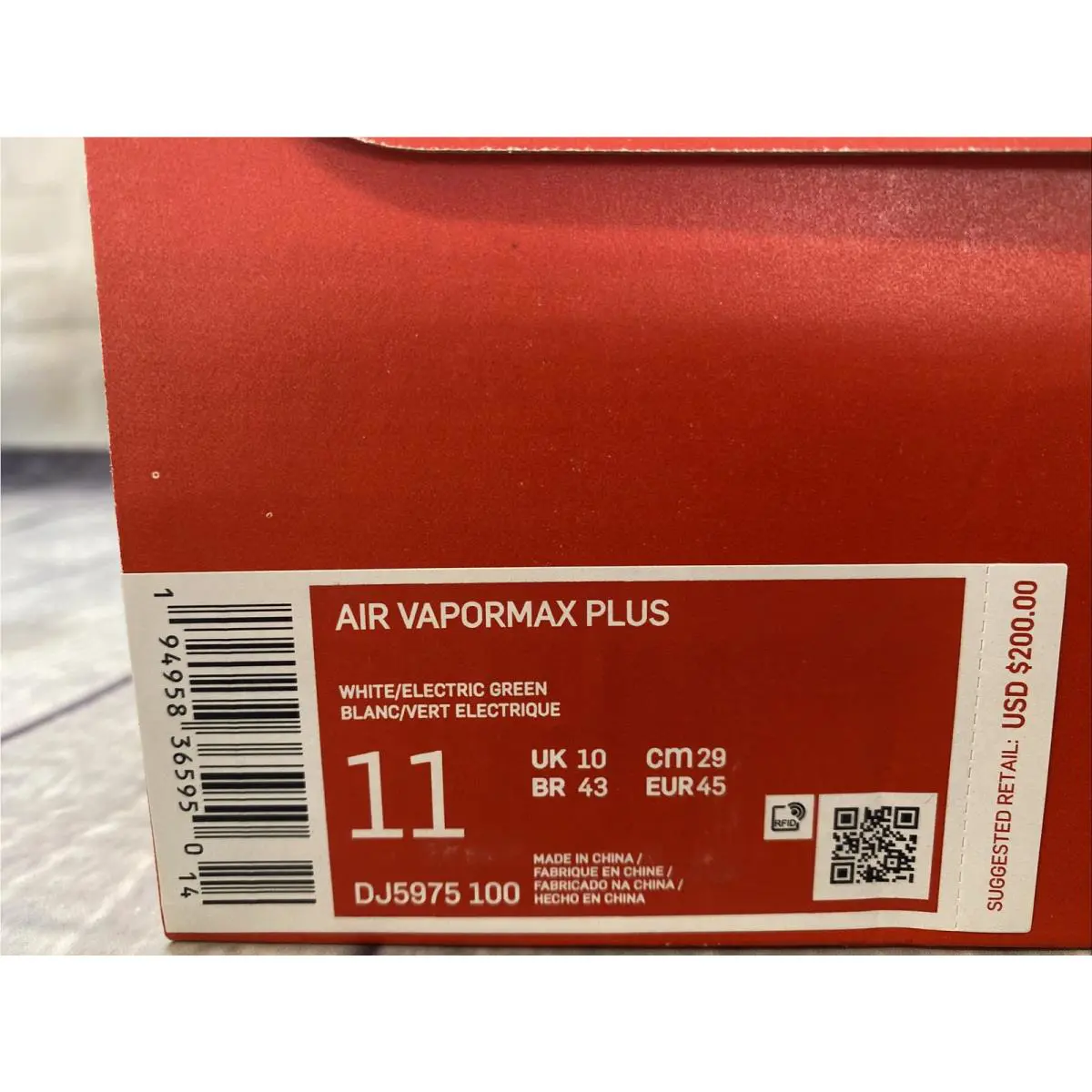 Nike shoes - Nike Air Vapormax Plus - Air Vapormax Plus - DJ5975-100 - White 10