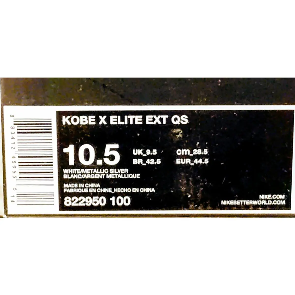 Nike shoes - Nike Kobe 10 - Kobe - 822950-100 - White 9