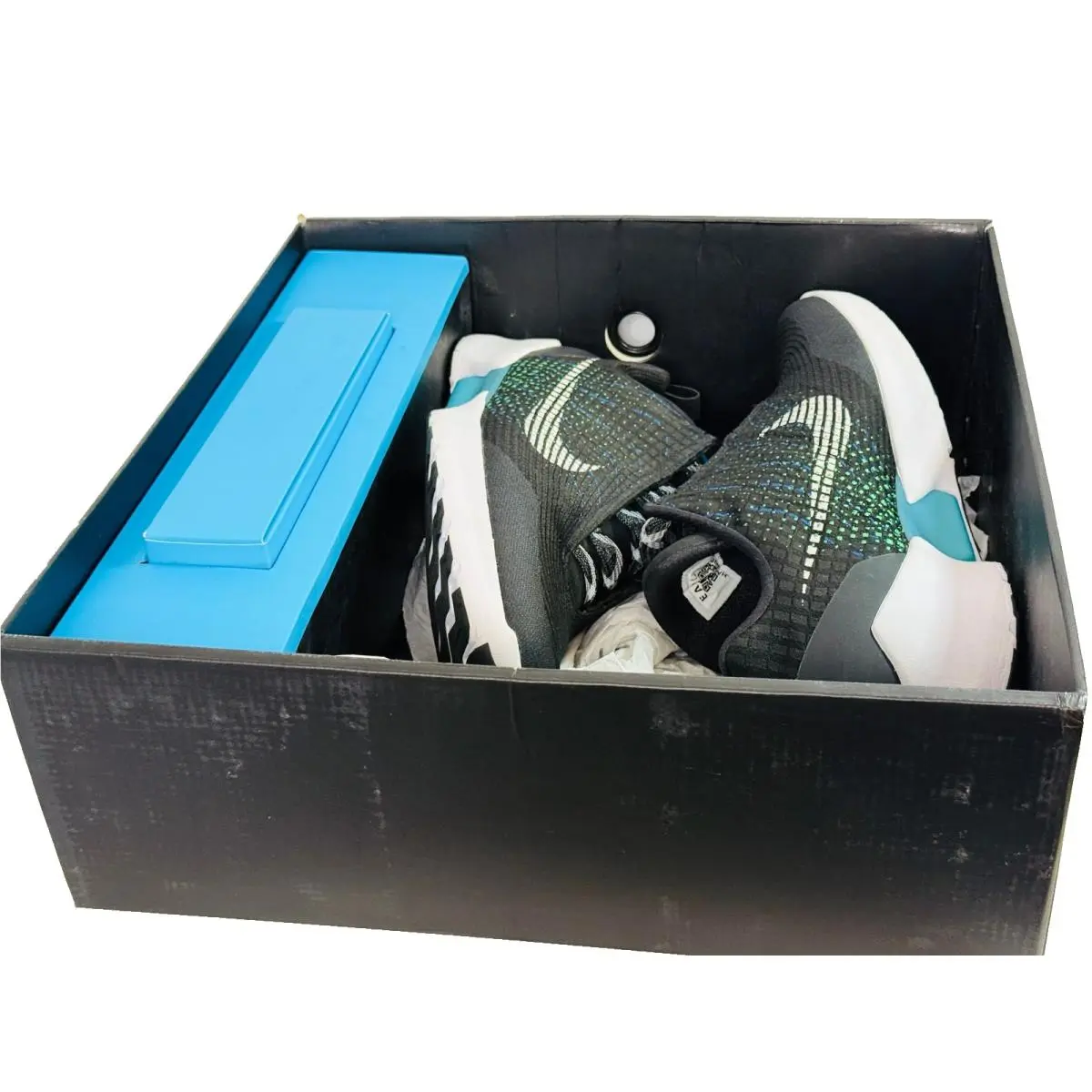Nike Hyperadapt 1st Edition Mens Size 12 Black Box OG All Light Up Charger 2016 - Black