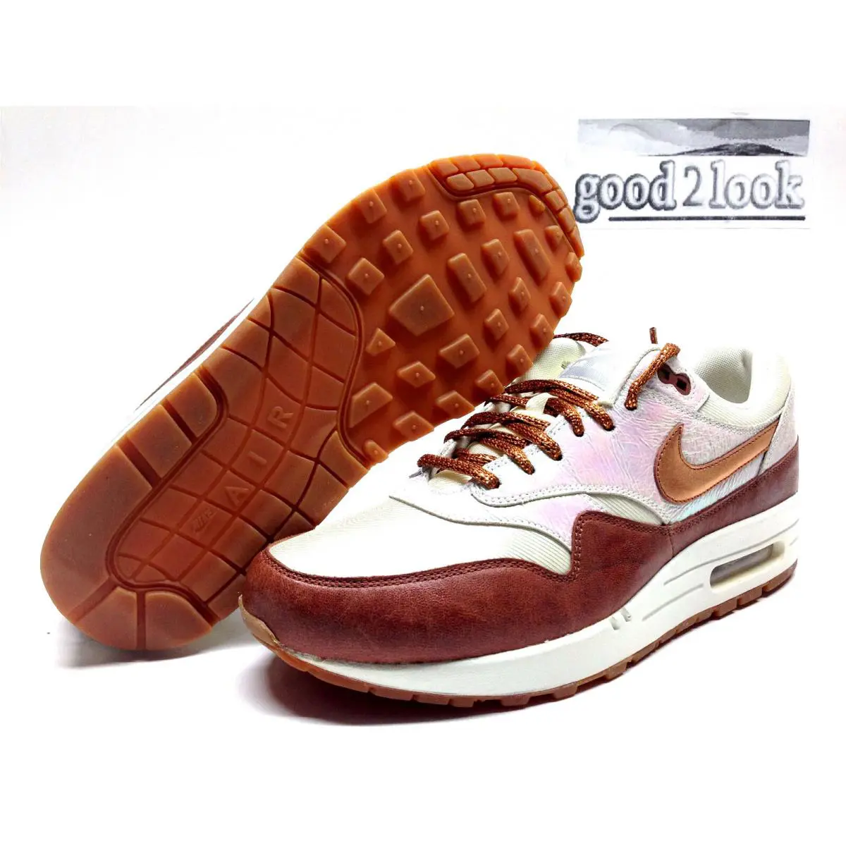 Nike shoes - Nike Air Max 1 - Air Max - 454746102 - White (UPC: 887225167837) 0