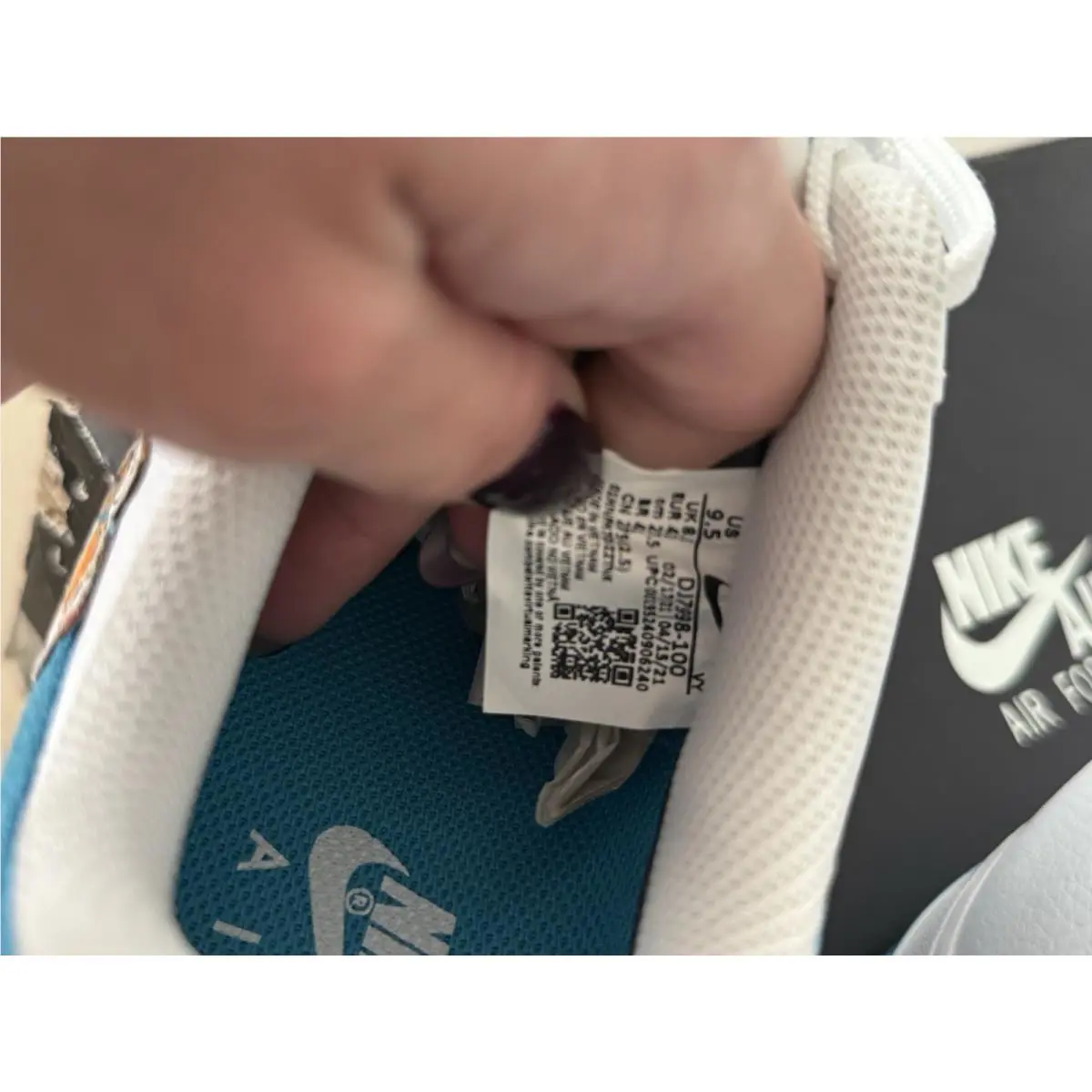 Nike shoes - Nike Air Force 1 - Air Force - DJ7998-100 - White (UPC: 0195240906219) 8
