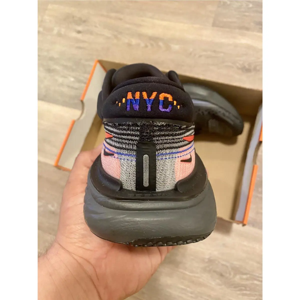 Nike shoes - Nike ZoomX Invincible Run Flyknit - DO6382-001 - Black-Racer Blue-Total Orange (UPC: 195244516438) 0