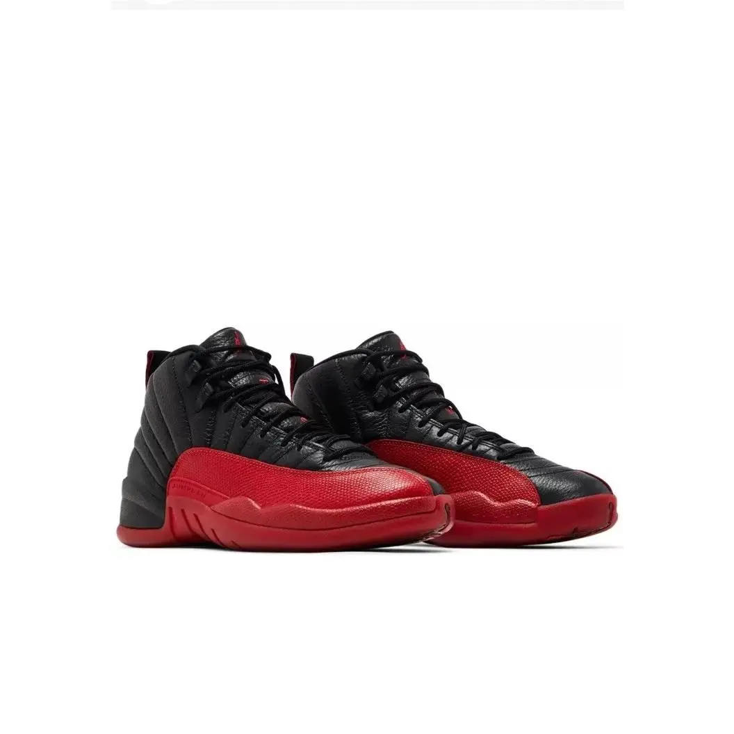 Air Jordan 12 Retro Flu Game 2025 CT8013-002 Ship Now Black Red by Nike