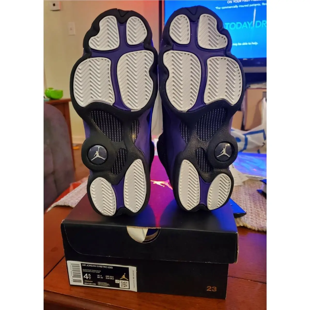 Nike shoes - Air Jordan 13 - Air - DJ5982-015 - BLACK/COURT PURPLE-WHITE 1