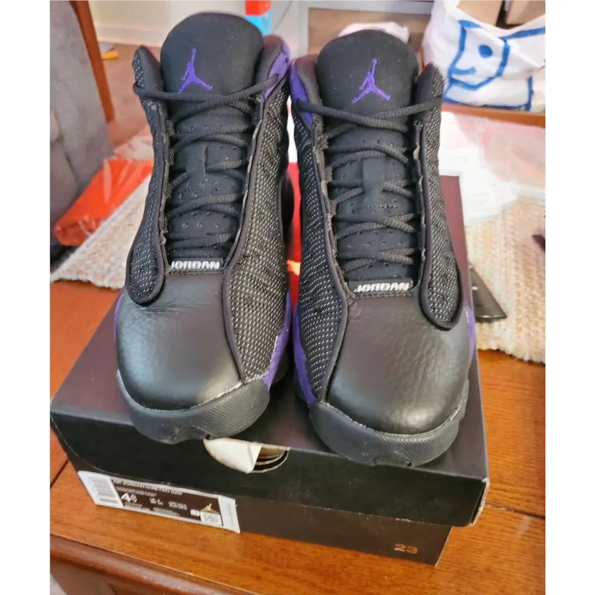 Nike shoes - Air Jordan 13 - Air - DJ5982-015 - BLACK/COURT PURPLE-WHITE 2