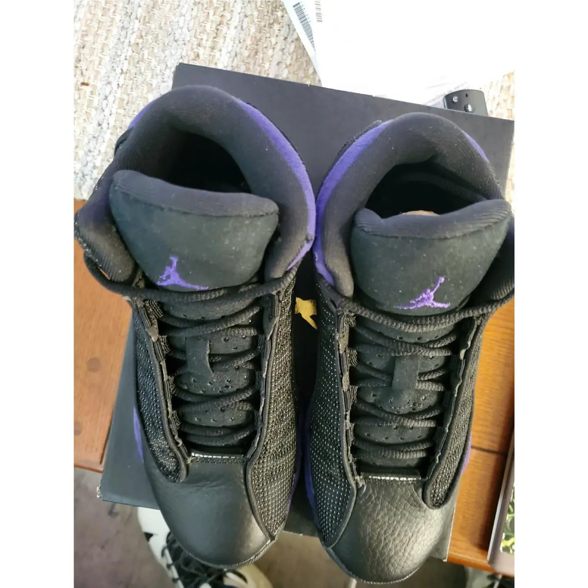 Nike shoes - Air Jordan 13 - Air - DJ5982-015 - BLACK/COURT PURPLE-WHITE 5