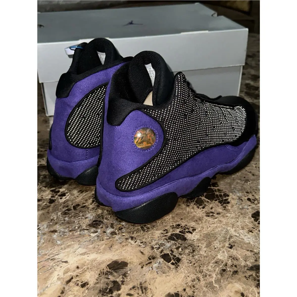 Nike shoes - Air Jordan 13 - Air - DJ5982-015 - Black, Manufacturer: Black/Court Purple-White (UPC: 0195242854280) 1