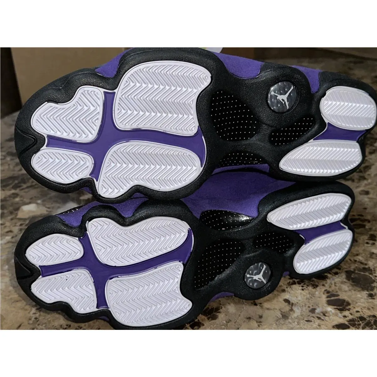 Nike shoes - Air Jordan 13 - Air - DJ5982-015 - Black, Manufacturer: Black/Court Purple-White (UPC: 0195242854280) 4