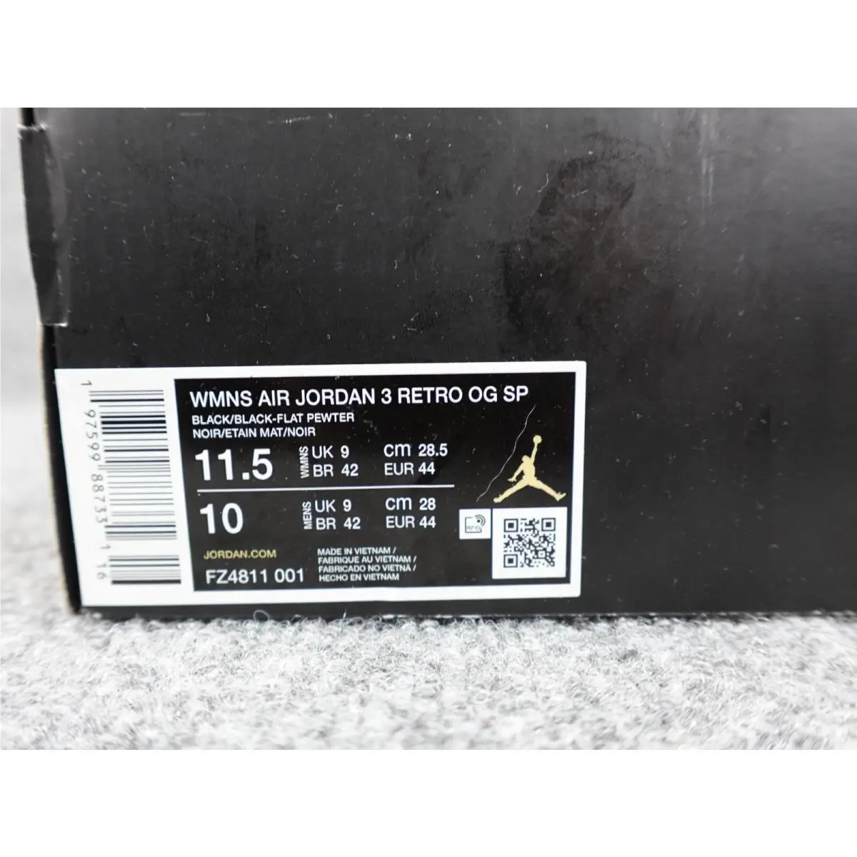 Nike shoes - Nike 3 - FZ4811 001 - Bicoastal/Metallic Silver/Black 2