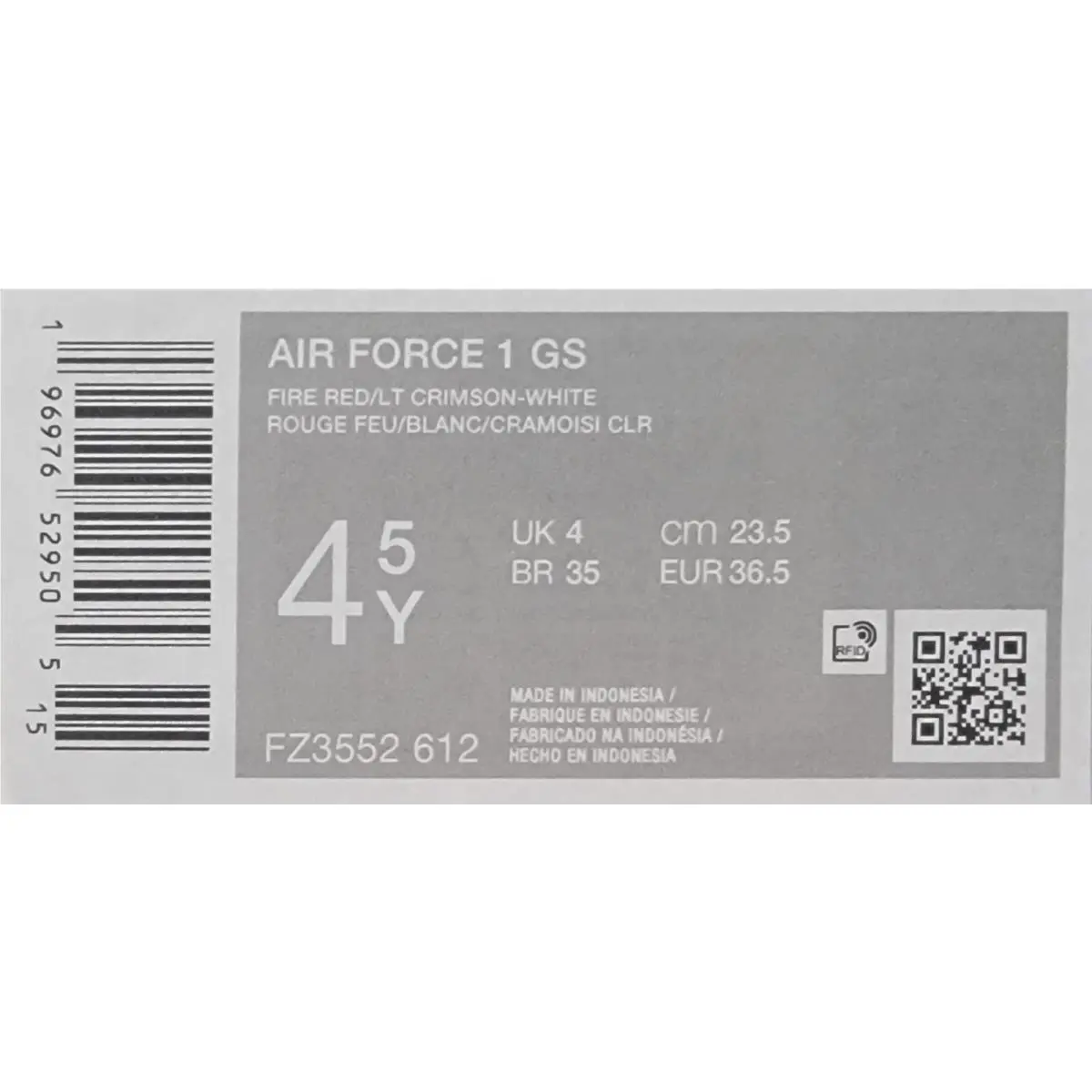 Nike shoes - Nike Air Force 1 - Air Force - FZ3552-612 - Red 8
