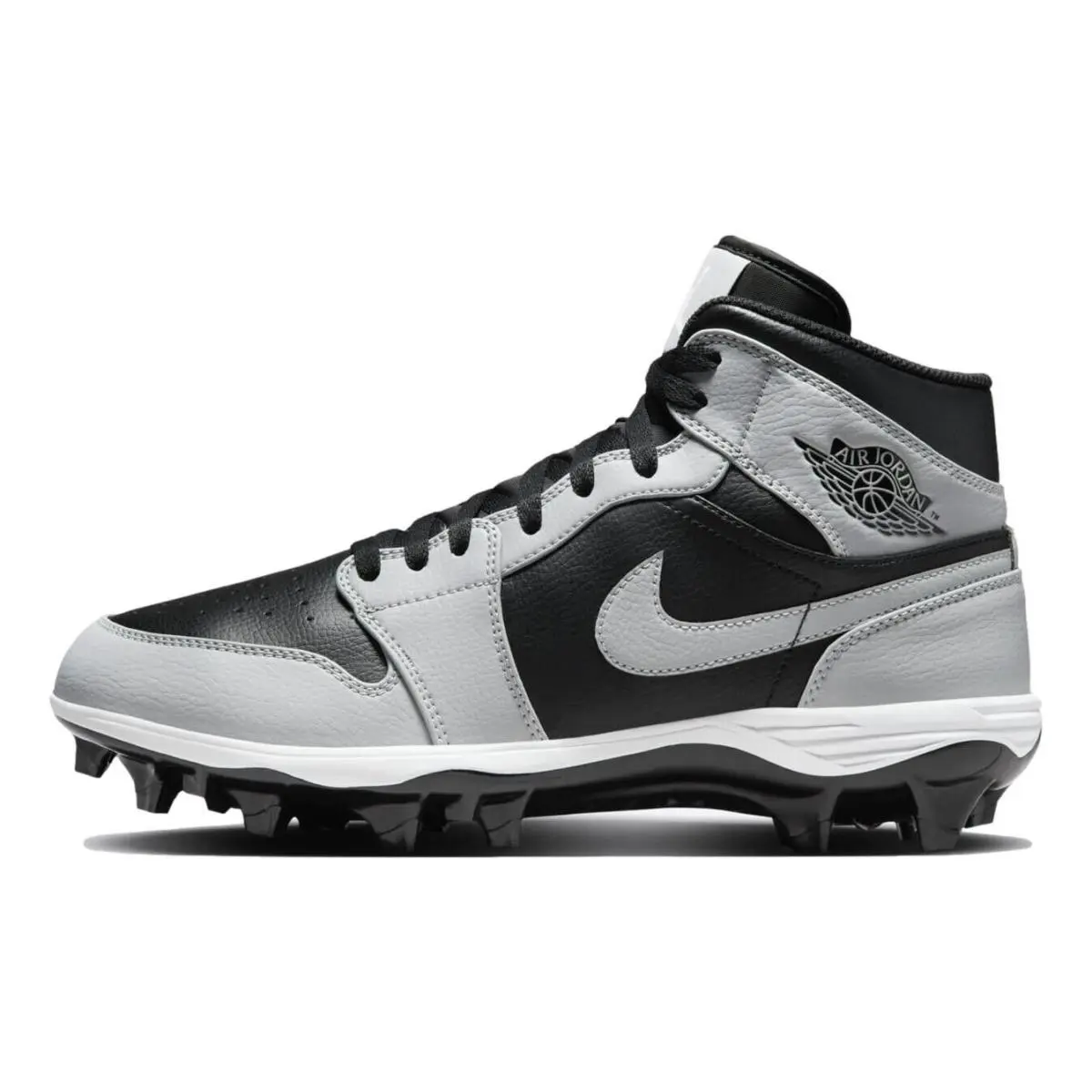 Size 9.5 - Nike Air Jordan 1 Mid TD Shadow 2.0 Retro Football Cleats FJ6805-002