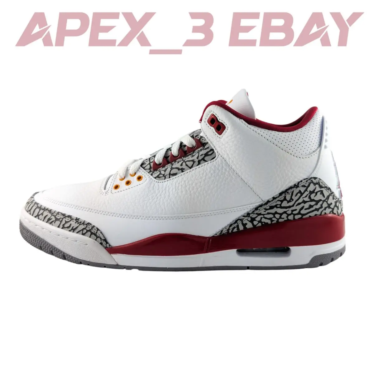 Nike shoes - Air Jordan 3 - Air - CT8532-126 - WHITE/LIGHT CURRY-CARDINAL RED-CEMENT GREY 0