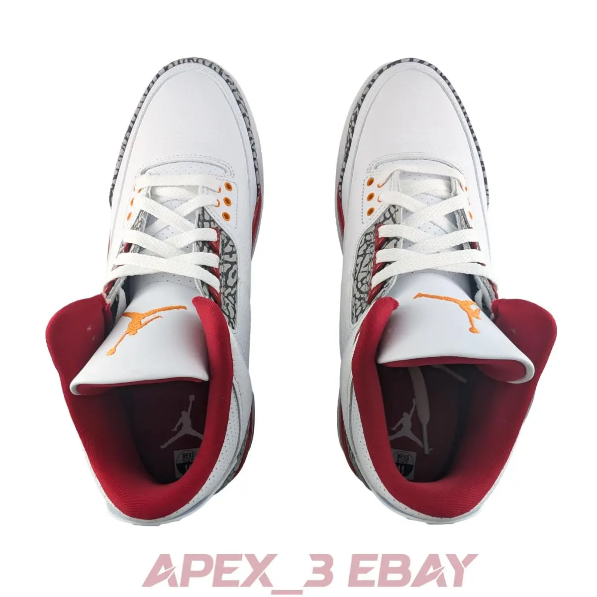 Nike shoes - Air Jordan 3 - Air - CT8532-126 - WHITE/LIGHT CURRY-CARDINAL RED-CEMENT GREY 4