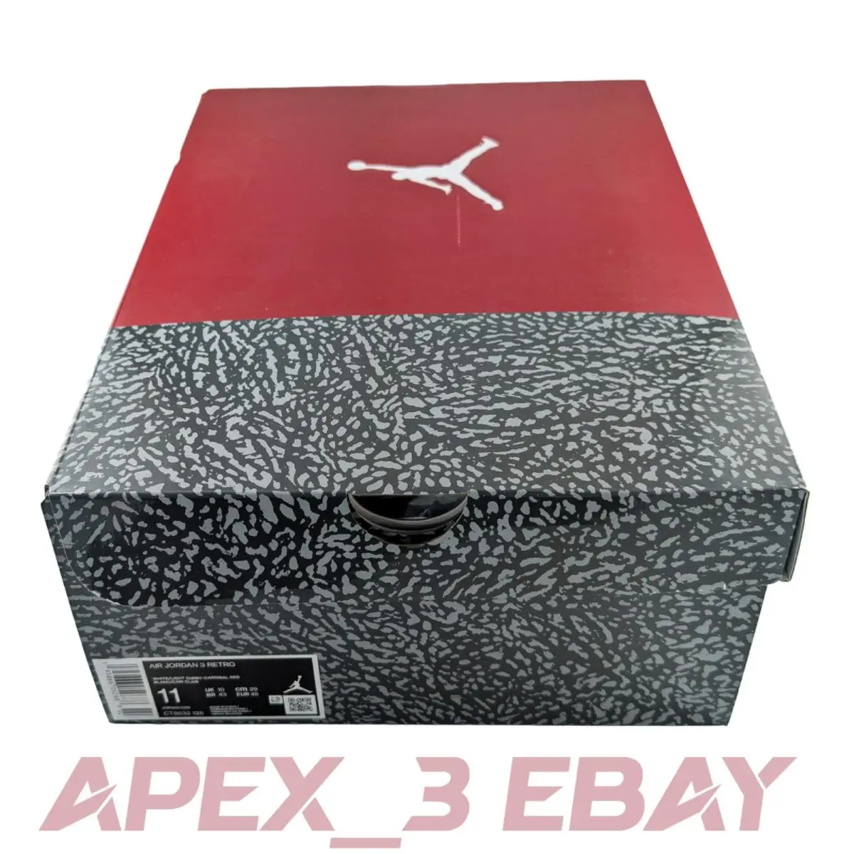 Nike shoes - Air Jordan 3 - Air - CT8532-126 - WHITE/LIGHT CURRY-CARDINAL RED-CEMENT GREY 6