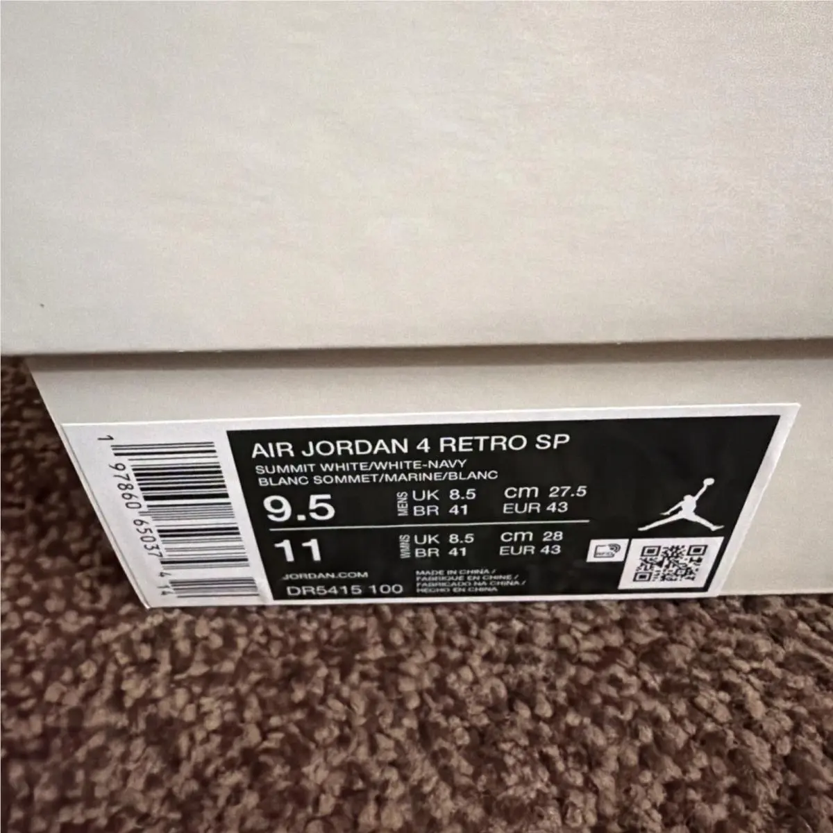 Nike shoes - Nike SB x Air Jordan 4 Retro SP - DR5415-100 - White 1