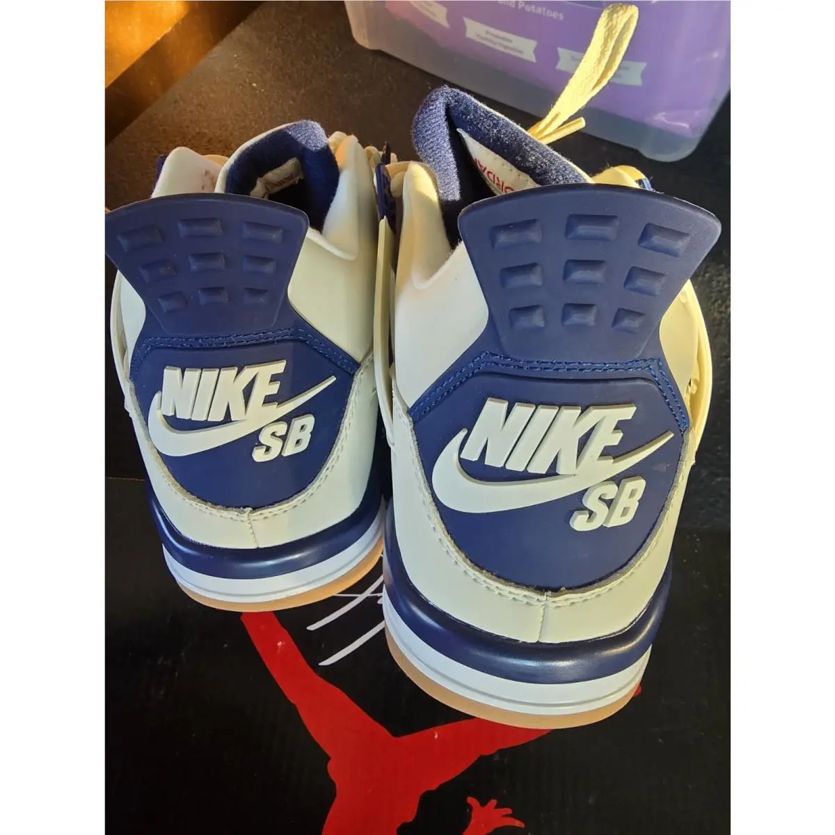 Nike shoes - Air Jordan 4 - Air - DR5415-100 - White, Manufacturer: Summit White/White/Navy/Neutral Grey/Gum Yellow/Varsity Red 0