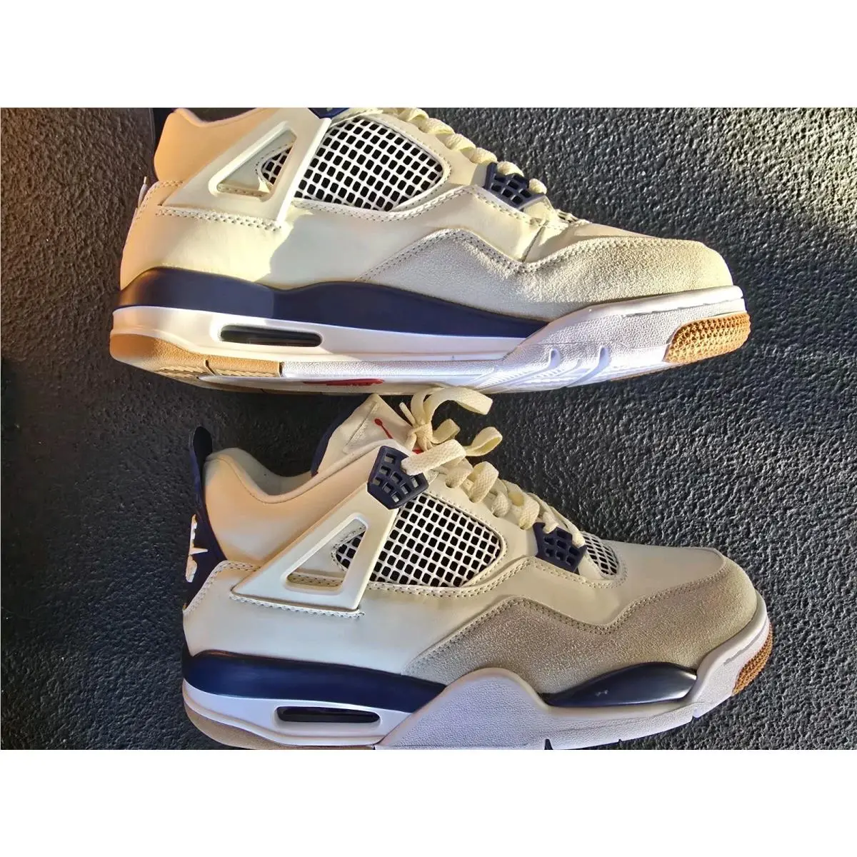 Nike shoes - Air Jordan 4 - Air - DR5415-100 - White, Manufacturer: Summit White/White/Navy/Neutral Grey/Gum Yellow/Varsity Red 1