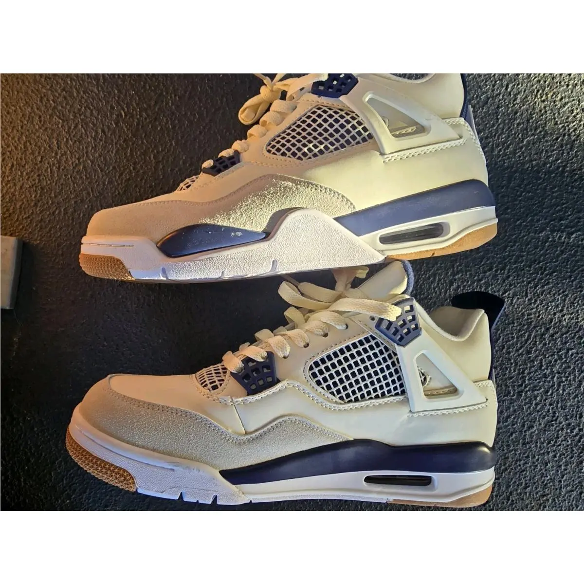 Nike shoes - Air Jordan 4 - Air - DR5415-100 - White, Manufacturer: Summit White/White/Navy/Neutral Grey/Gum Yellow/Varsity Red 2