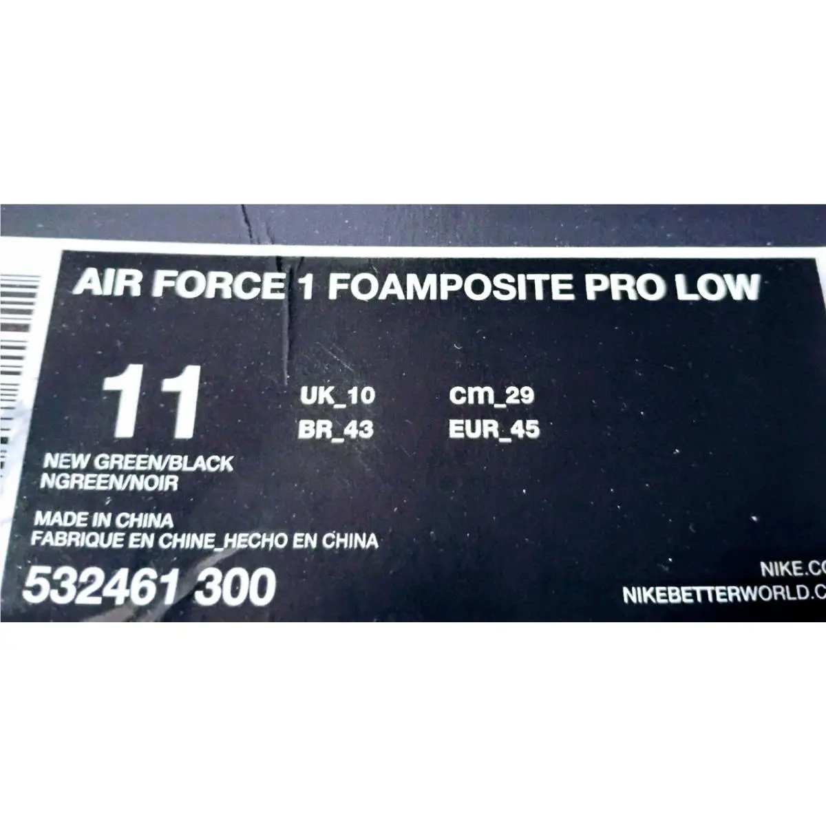 Nike shoes - Nike Air Force 1 - Air Force - 532461-300 - Green 11