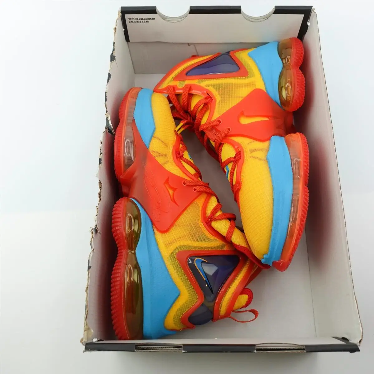 Nike shoes - Nike Lebron XIX - Lebron XIX - DC9338 800 - Orange 8