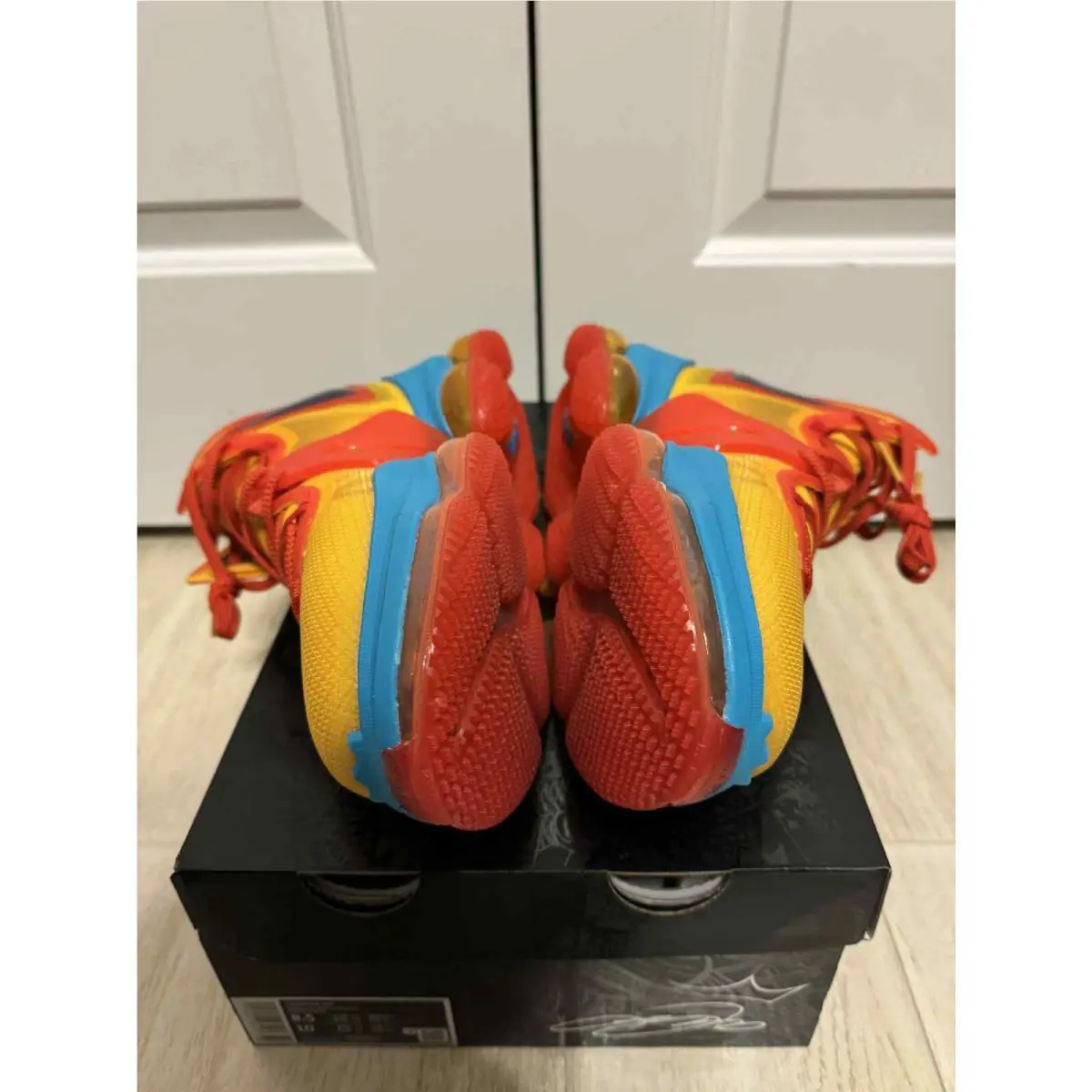 Nike shoes - Nike Lebron 19 Tune Squad - DC9338-800 - Mantra Orange/University Gold/University Red/Light Blue Fury 0