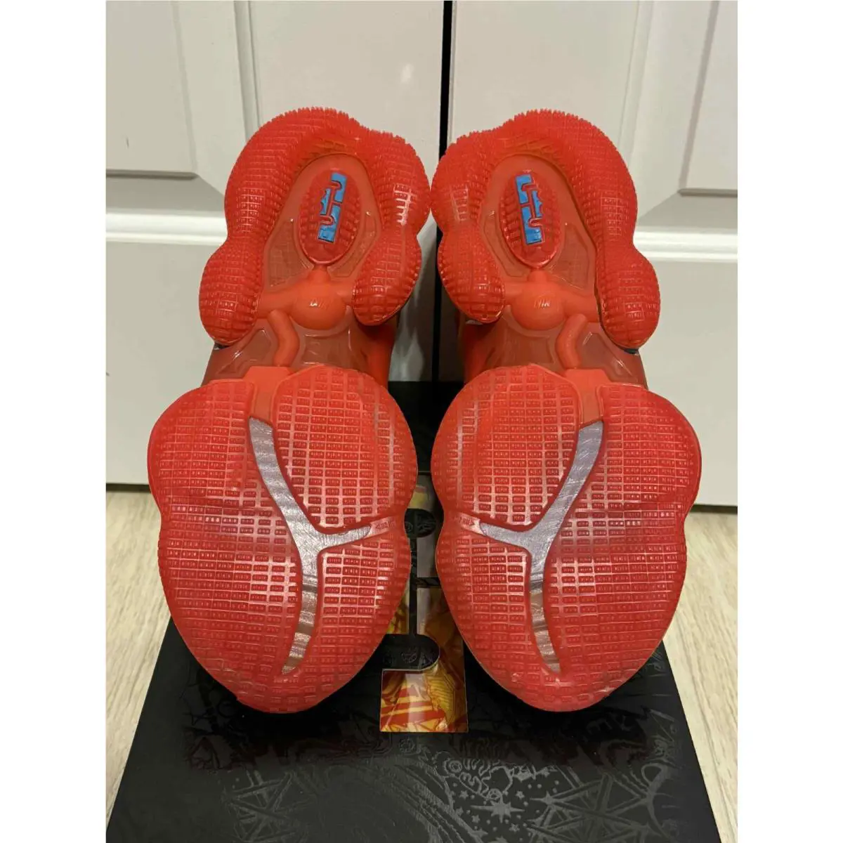 Nike shoes - Nike Lebron 19 Tune Squad - DC9338-800 - Mantra Orange/University Gold/University Red/Light Blue Fury 3