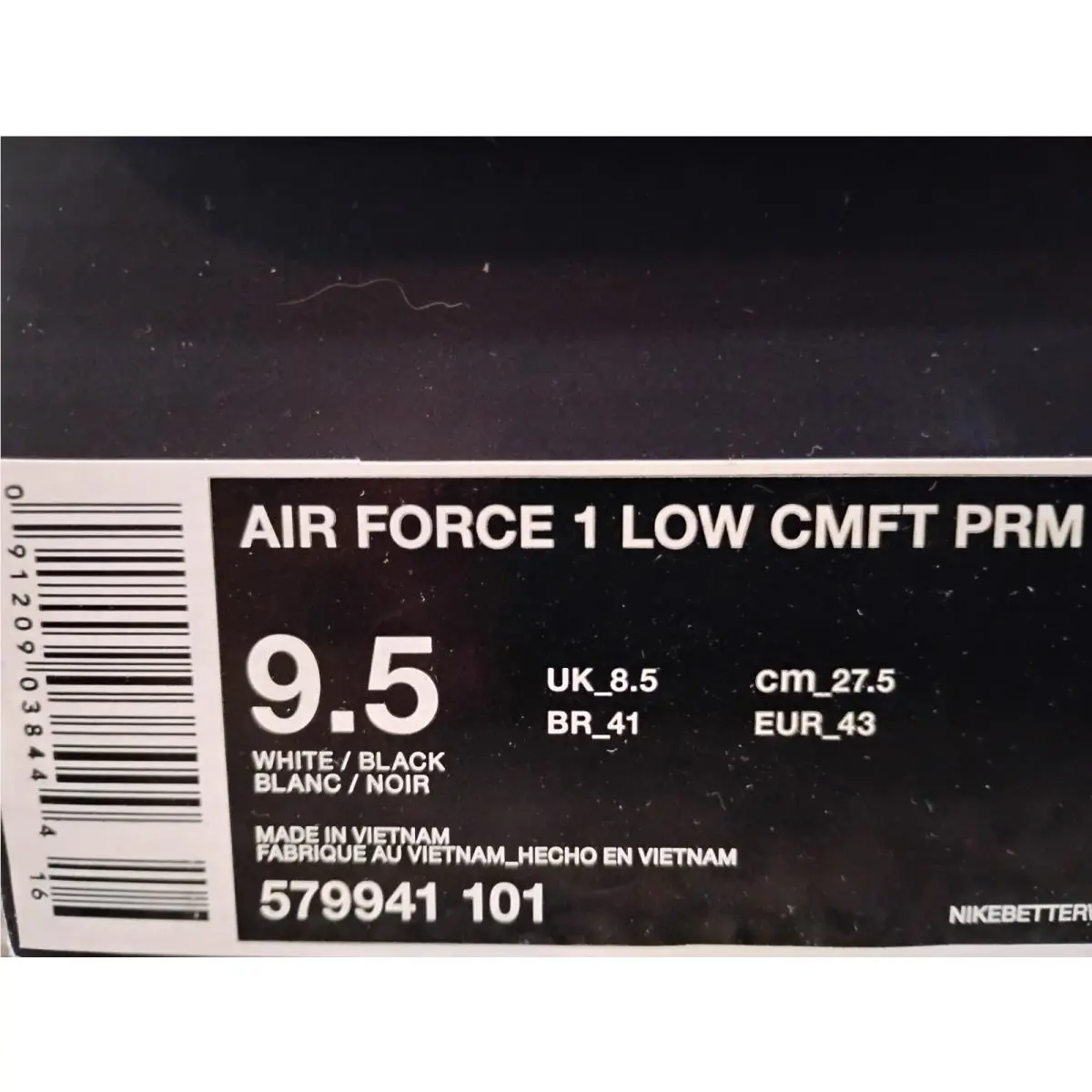 Nike shoes - Nike Air Force 1 - Air Force - 579941-101 - Gray 9