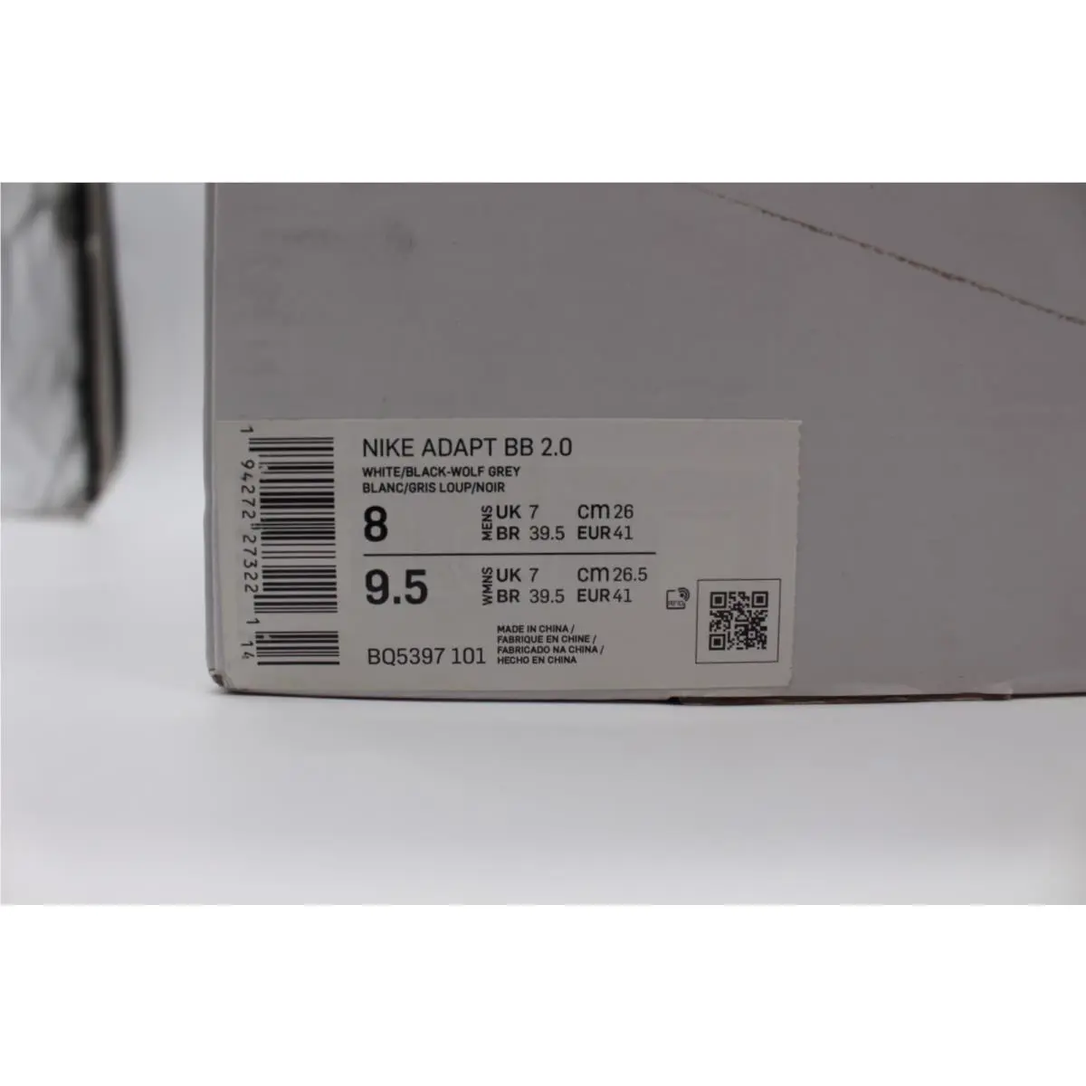 Nike shoes - Nike Adapt BB - Adapt - BQ5397-101 - White (UPC: 0194272273221) 13